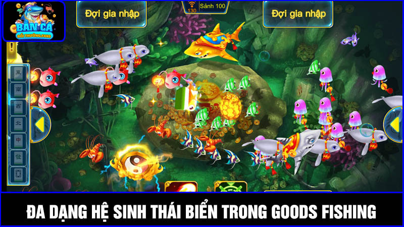 Gods Fishing: Cuộc săn kho báu đại dương kịch tính từng giây 2 Hệ sinh thái biển trong game Gods Fishing