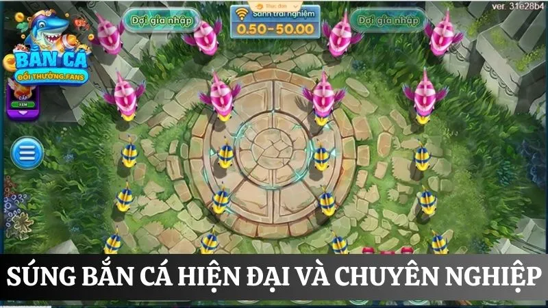 Fierce Fishing: Bứt phá giới hạn săn boss đổi thưởng cực lớn 3 Trang bị súng bắn cá hiện đại và chuyên nghiệp